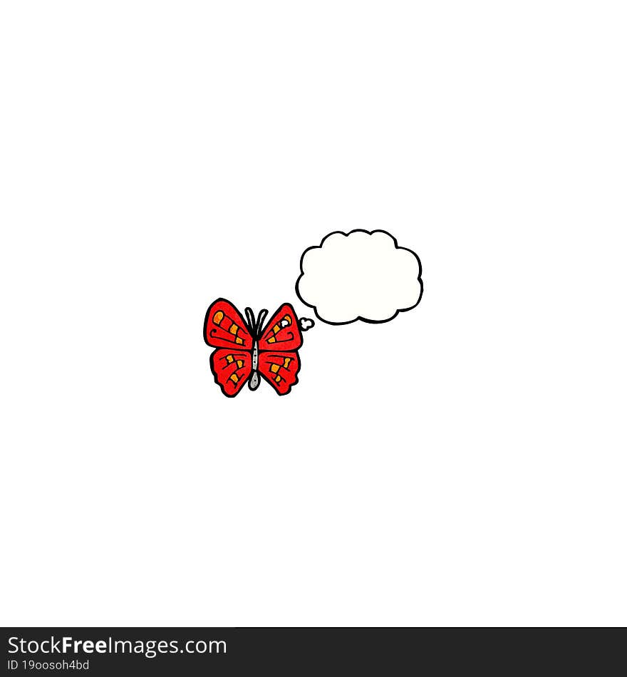 cartoon butterfly