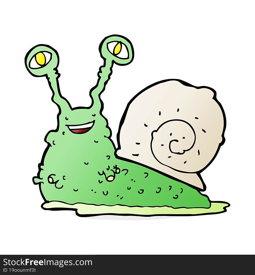 Cartoon Snail