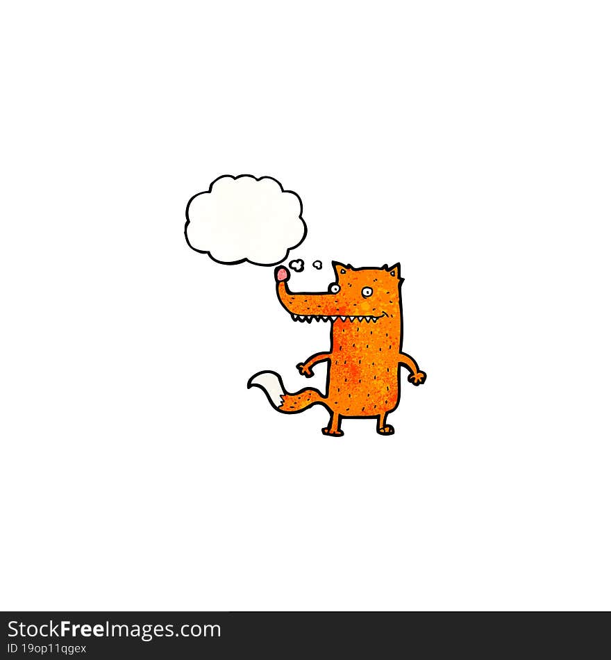 funny cartoon fox