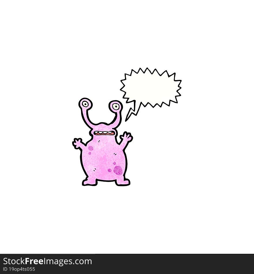 cartoon funny alien