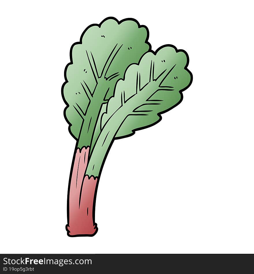 cartoon rhubarb. cartoon rhubarb