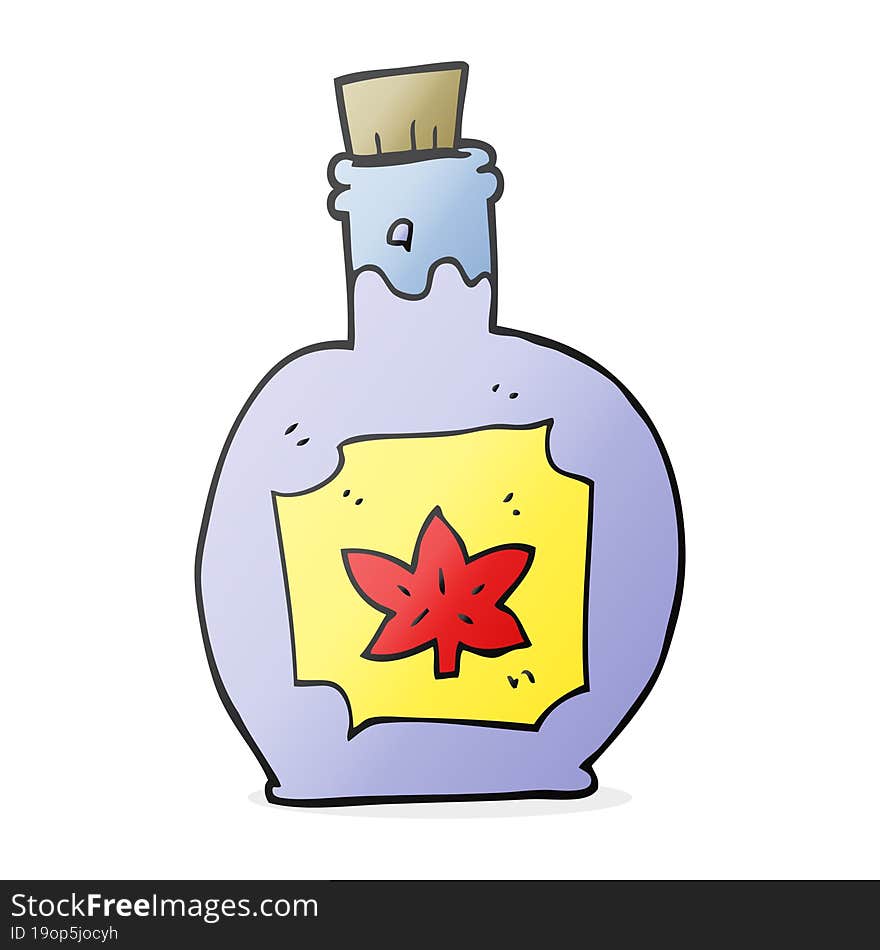 Cartoon Maple Syrup