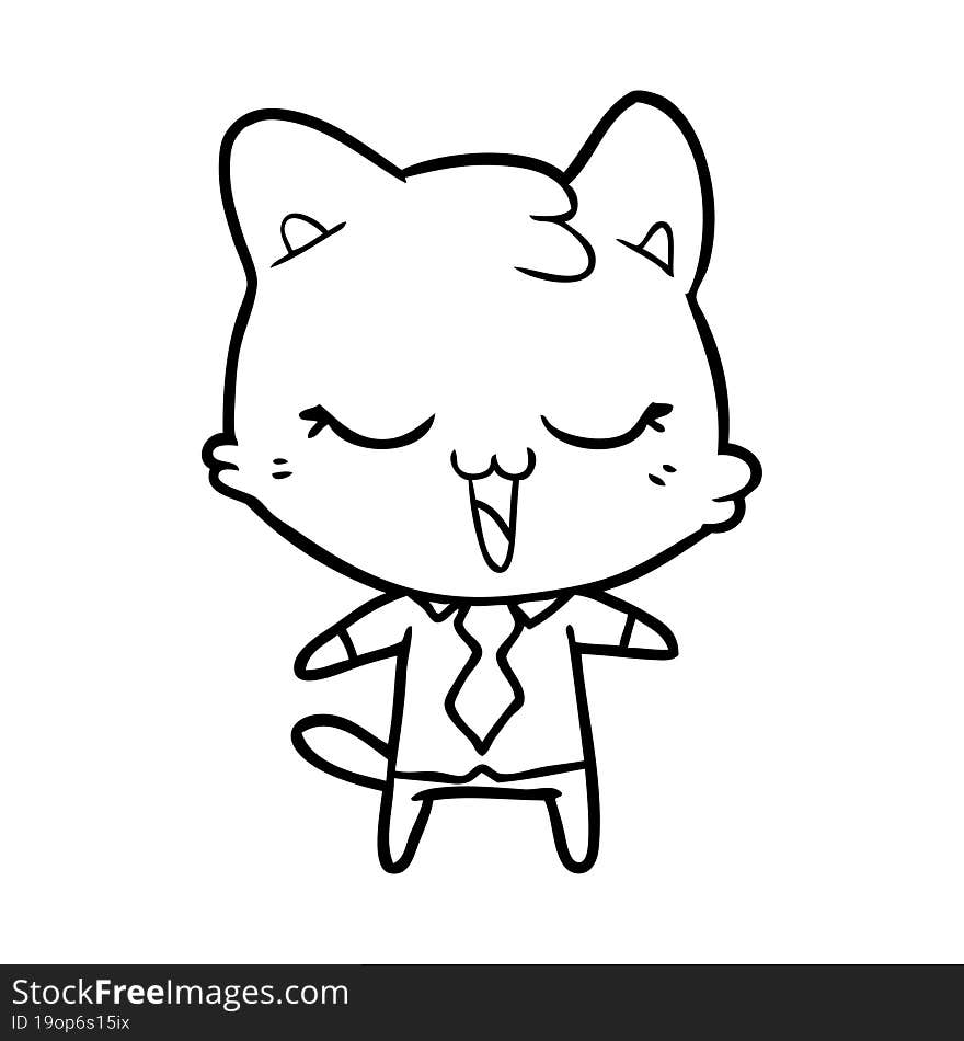 cartoon cat. cartoon cat