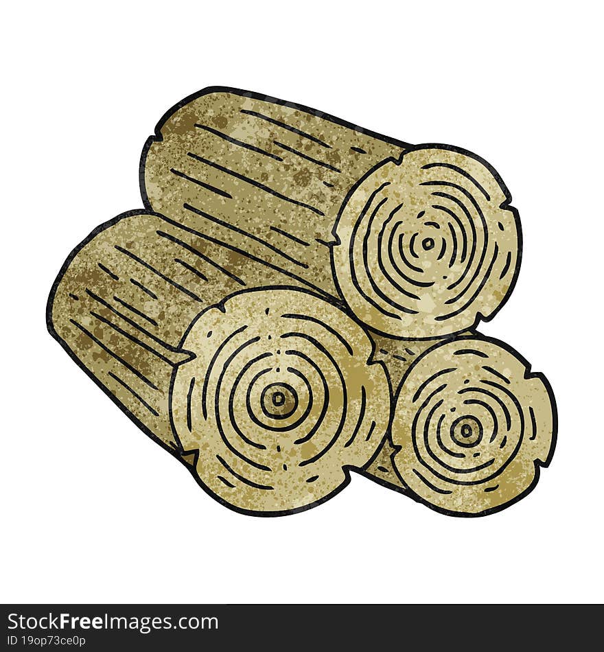 Textured Cartoon Logs