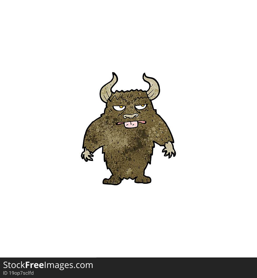 cartoon minotaur