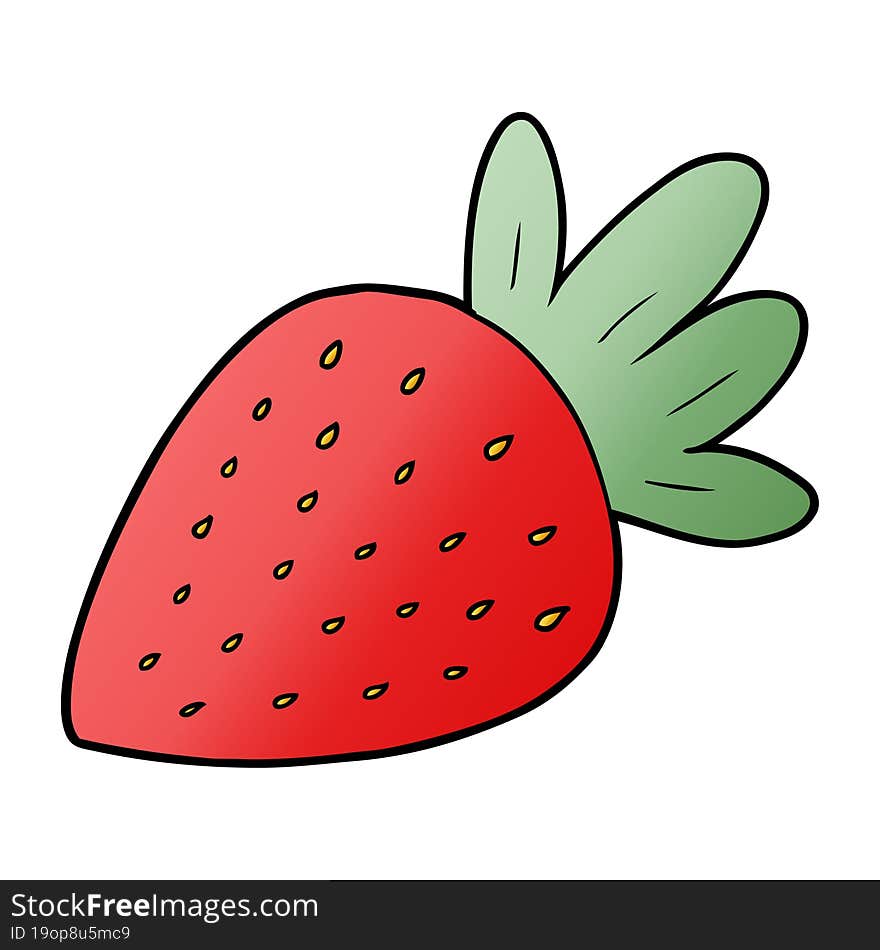 cartoon strawberry. cartoon strawberry