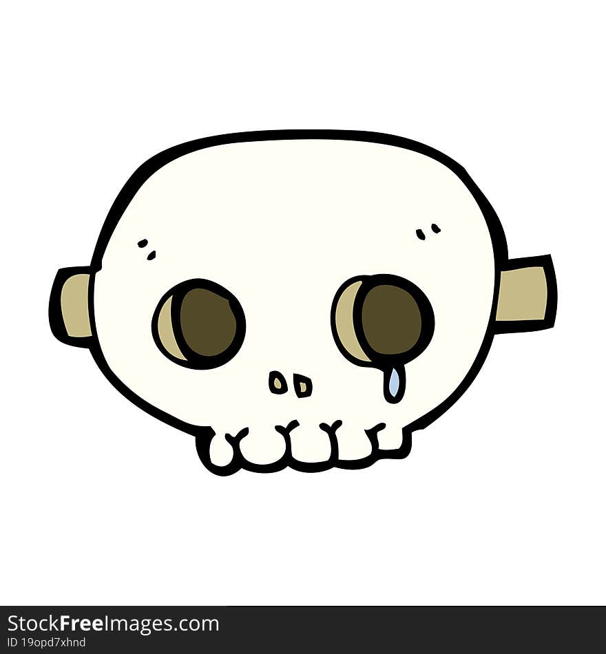 Cartoon Skull Mask