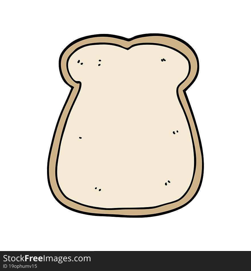 cartoon slice of bread