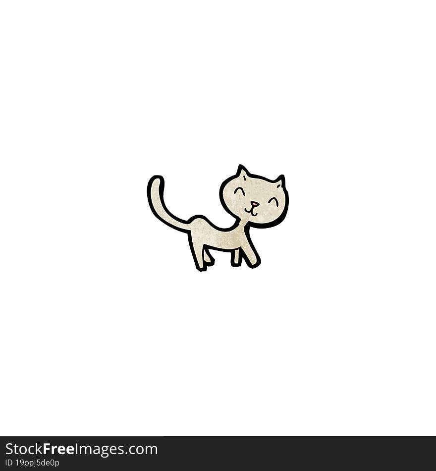 cartoon little cat