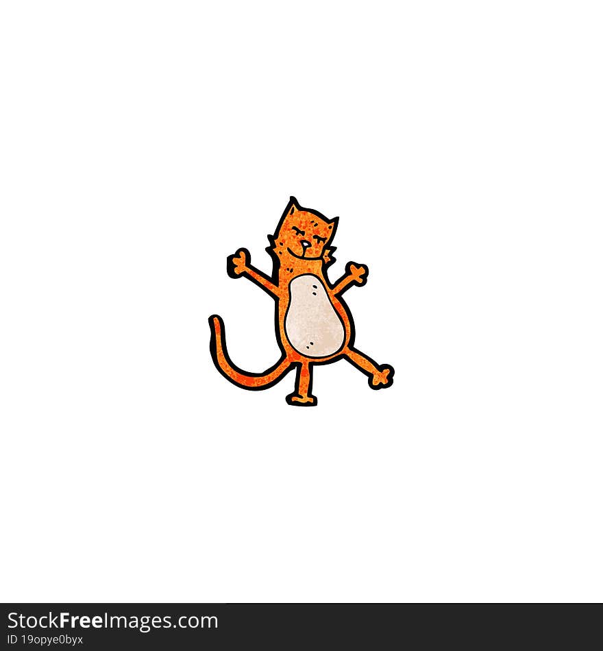 funny cartoon cat