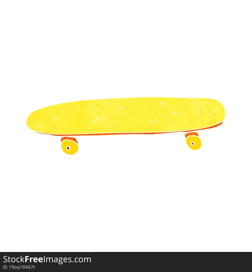 cartoon skateboard