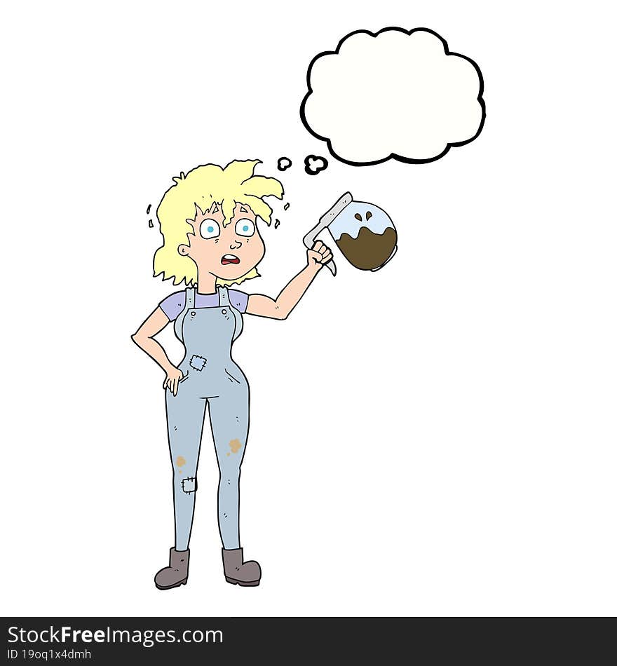 too much coffee freehand drawn thought bubble cartoon. too much coffee freehand drawn thought bubble cartoon