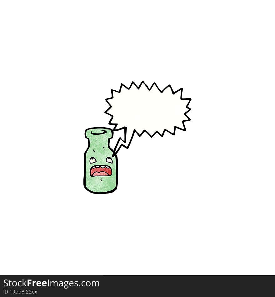 talking bottle cartoon