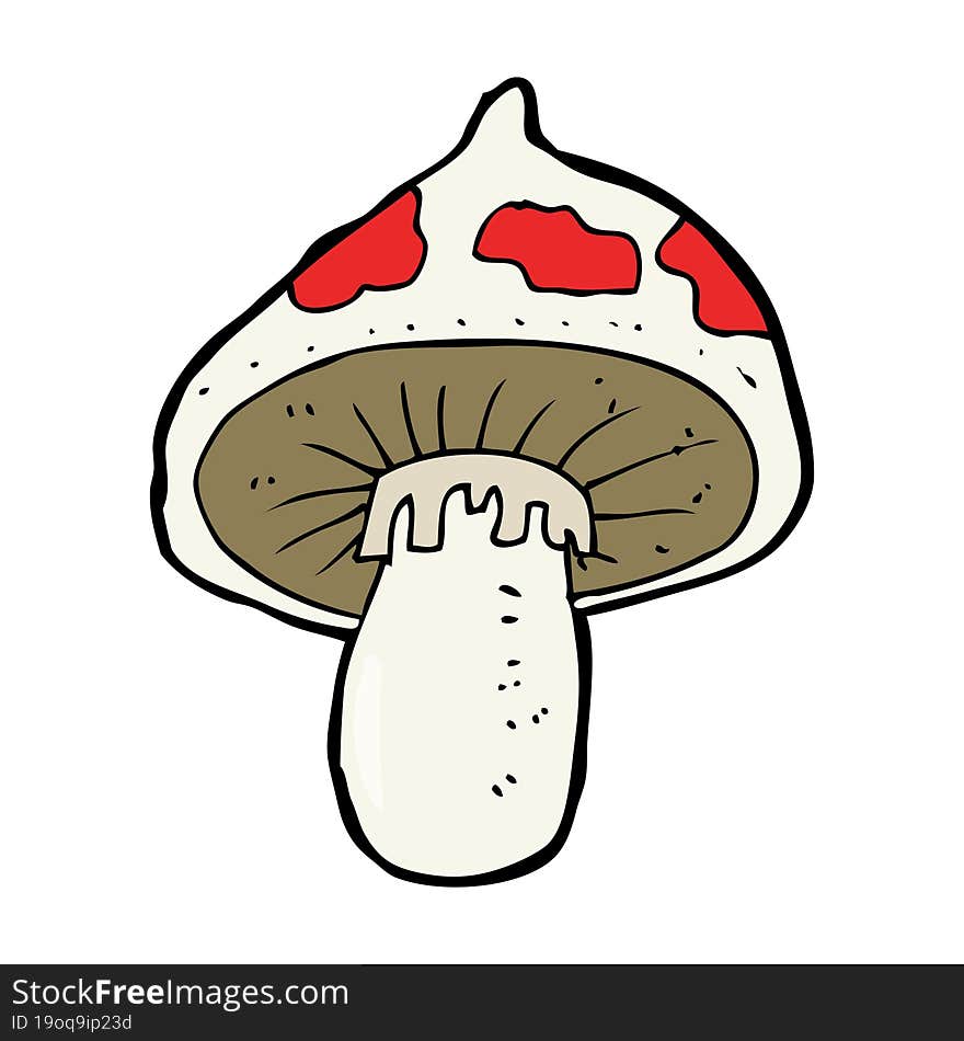 cartoon toadstool