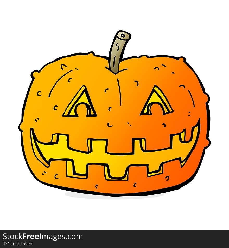 cartoon pumpkin