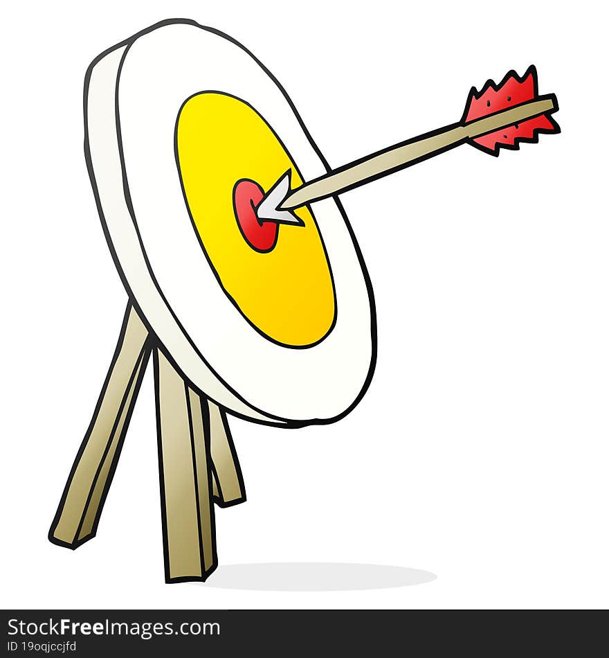 Cartoon Archery Target