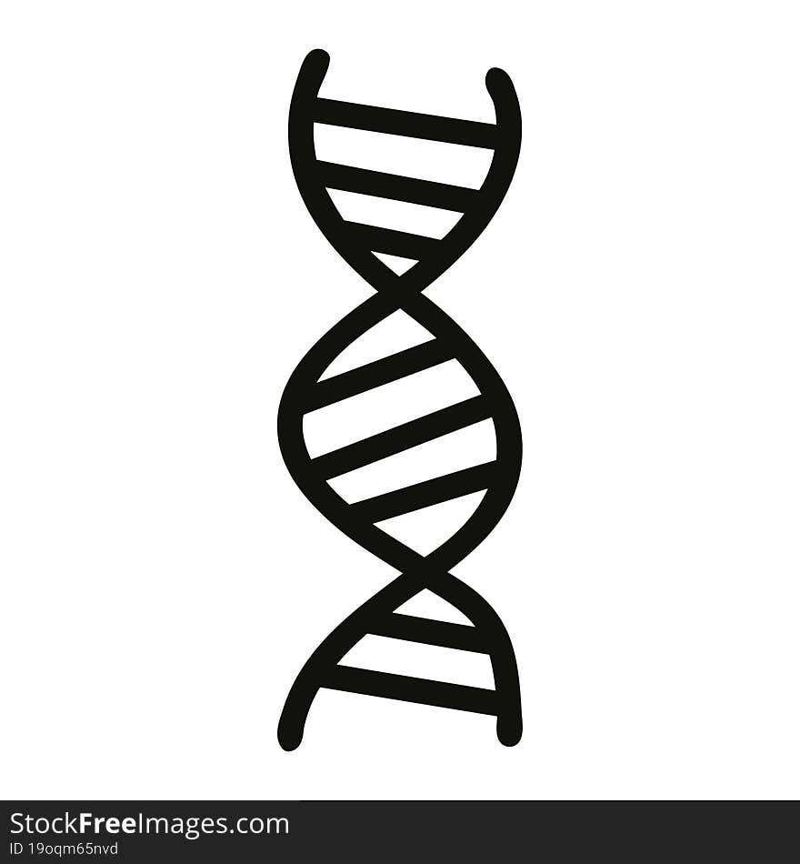 DNA chain icon symbol