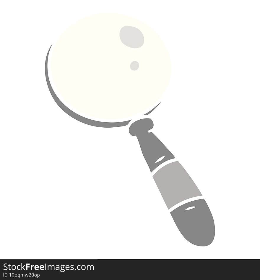 cartoon doodle of a magnifying glass