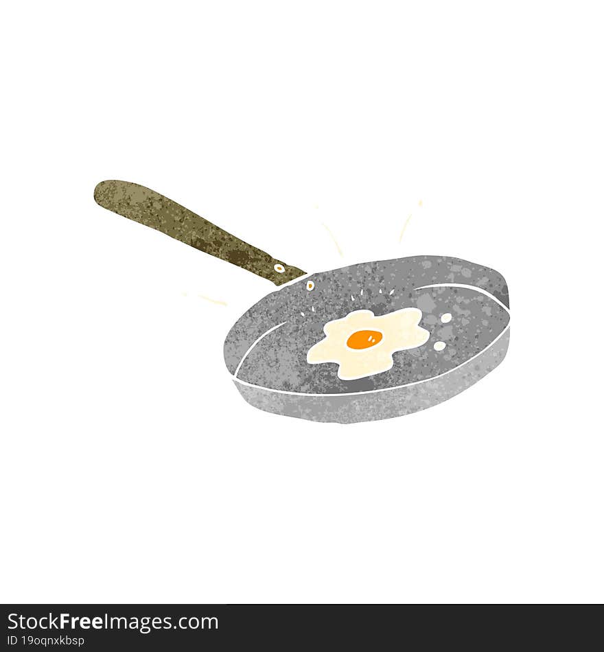 cartoon fried egg