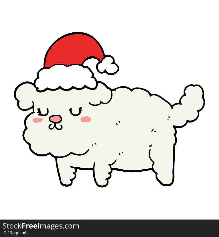 cute christmas dog