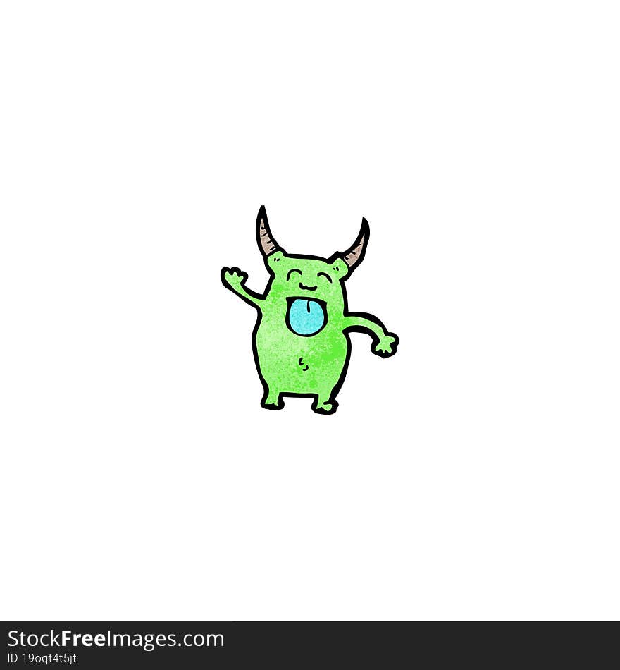 cartoon little imp