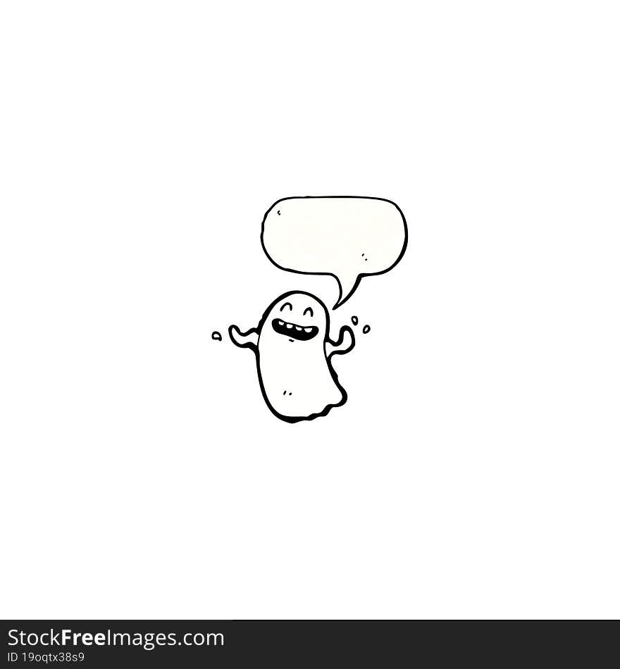 dancing ghost cartoon