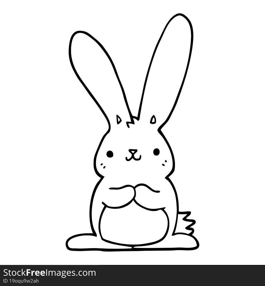 cartoon rabbit