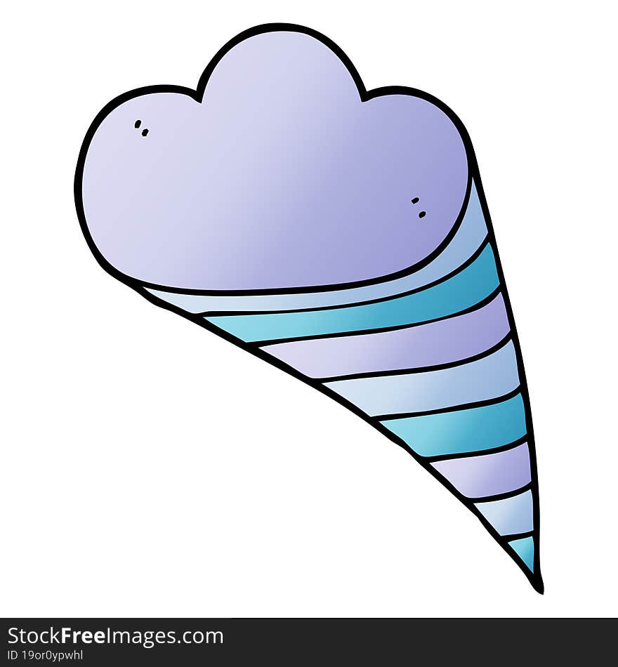 cartoon doodle decorative cloud element