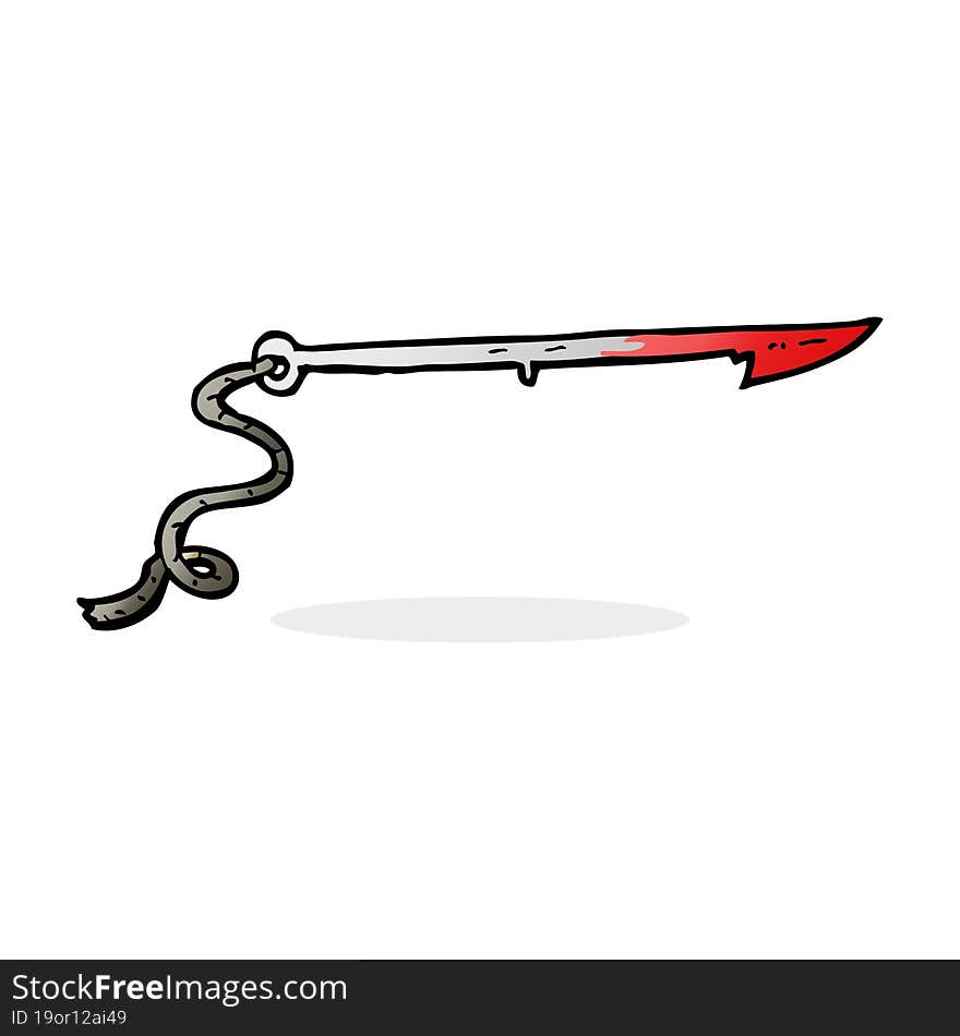 cartoon whaling harpoon