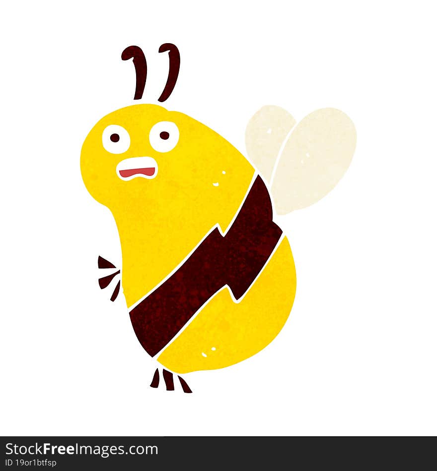 funny cartoon bee