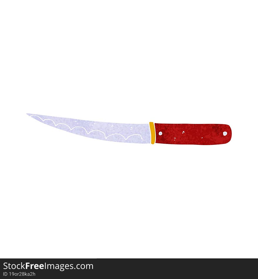 cartoon kitchen knife