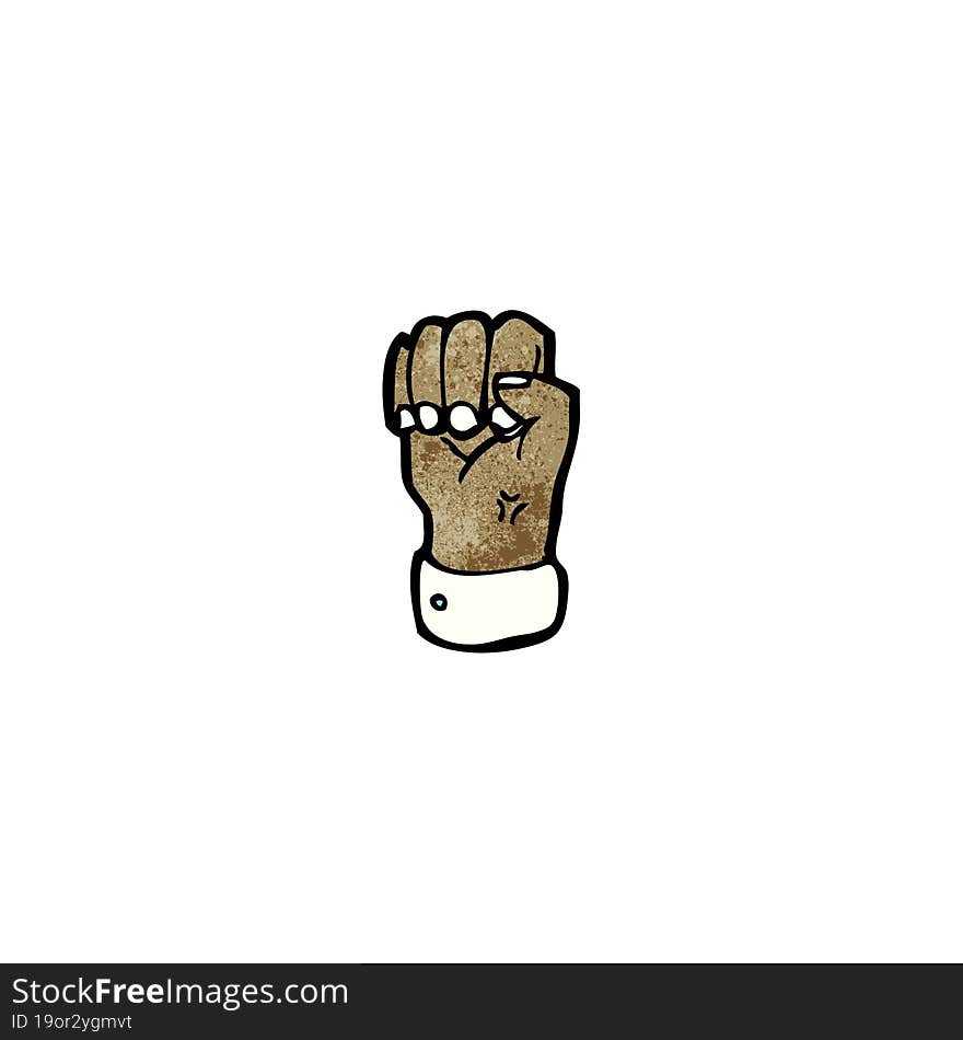 cartoon fist