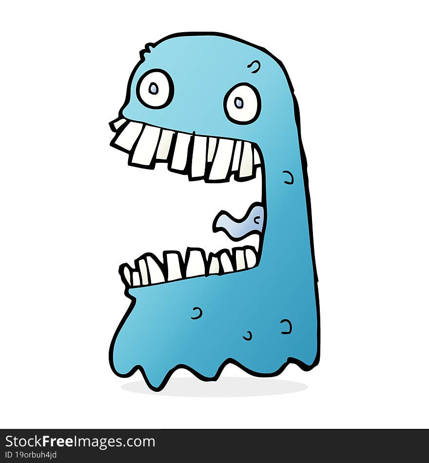 cartoon gross ghost