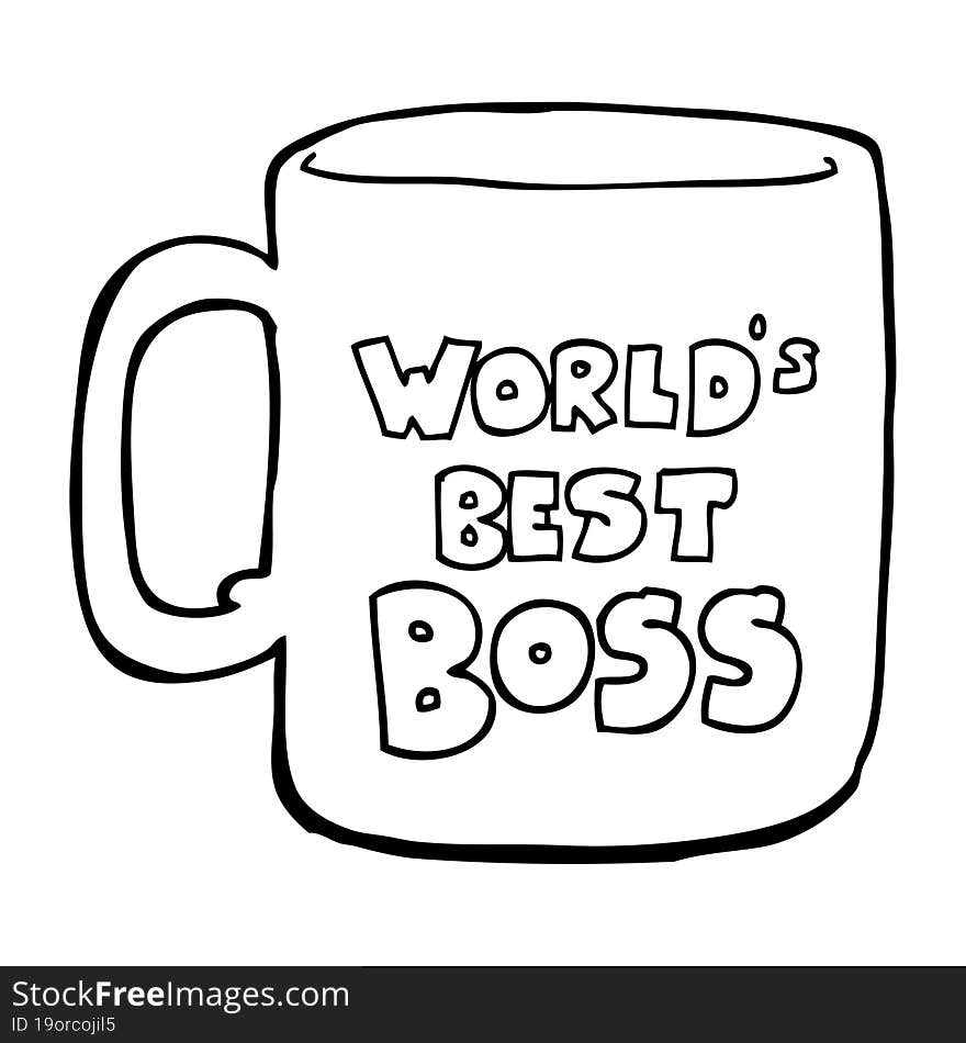 worlds best boss mug