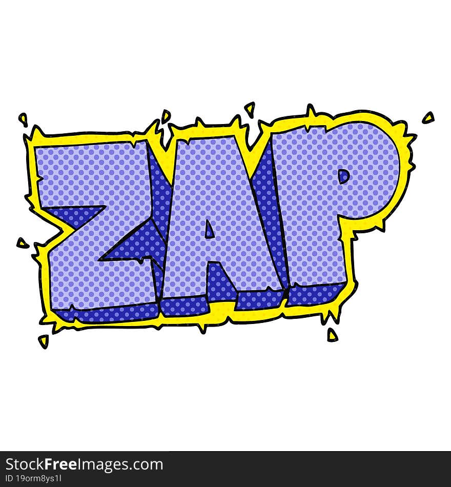 cartoon zap symbol