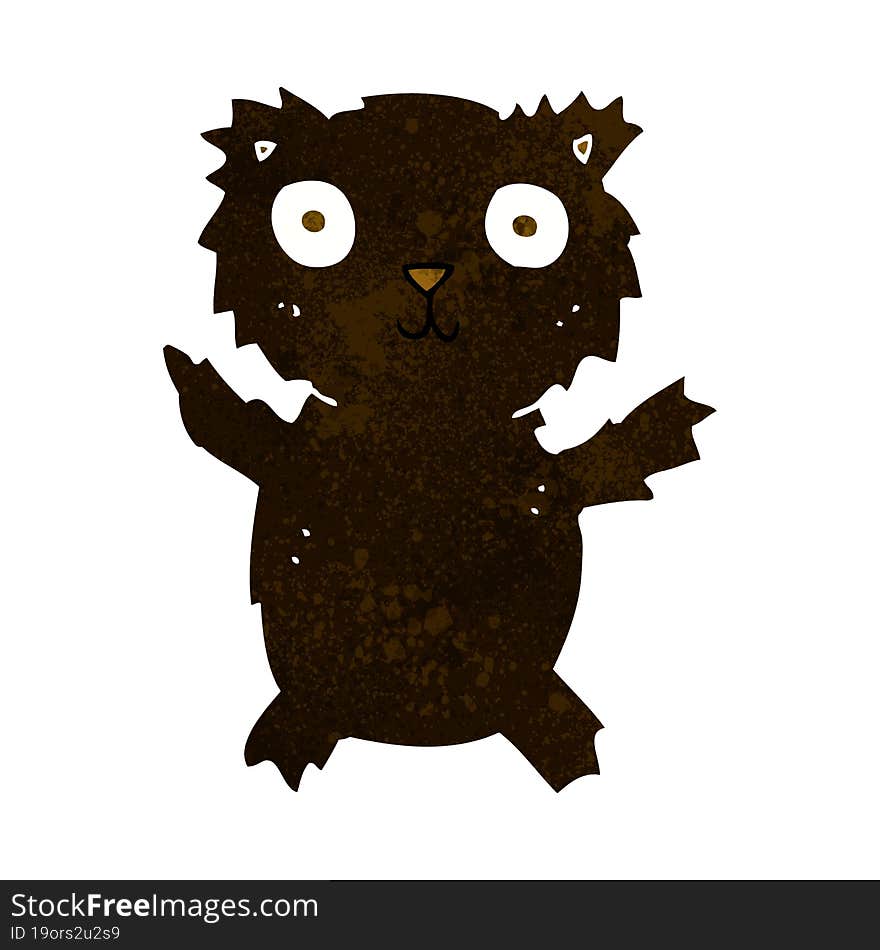 cartoon black bear