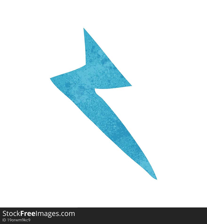 cartoon lightning bolt symbol