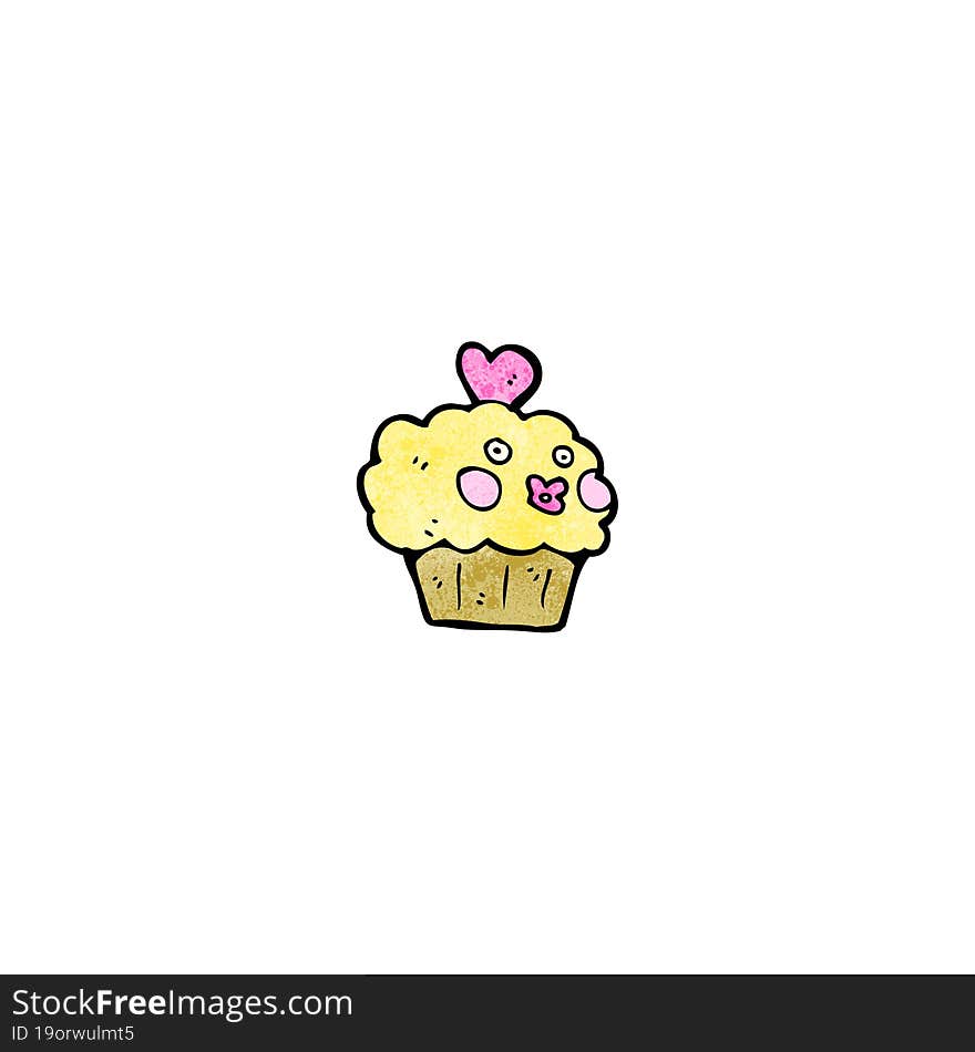 cartoon cupcake