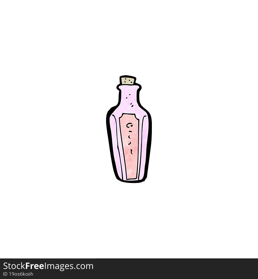 cartoon perfume bottle