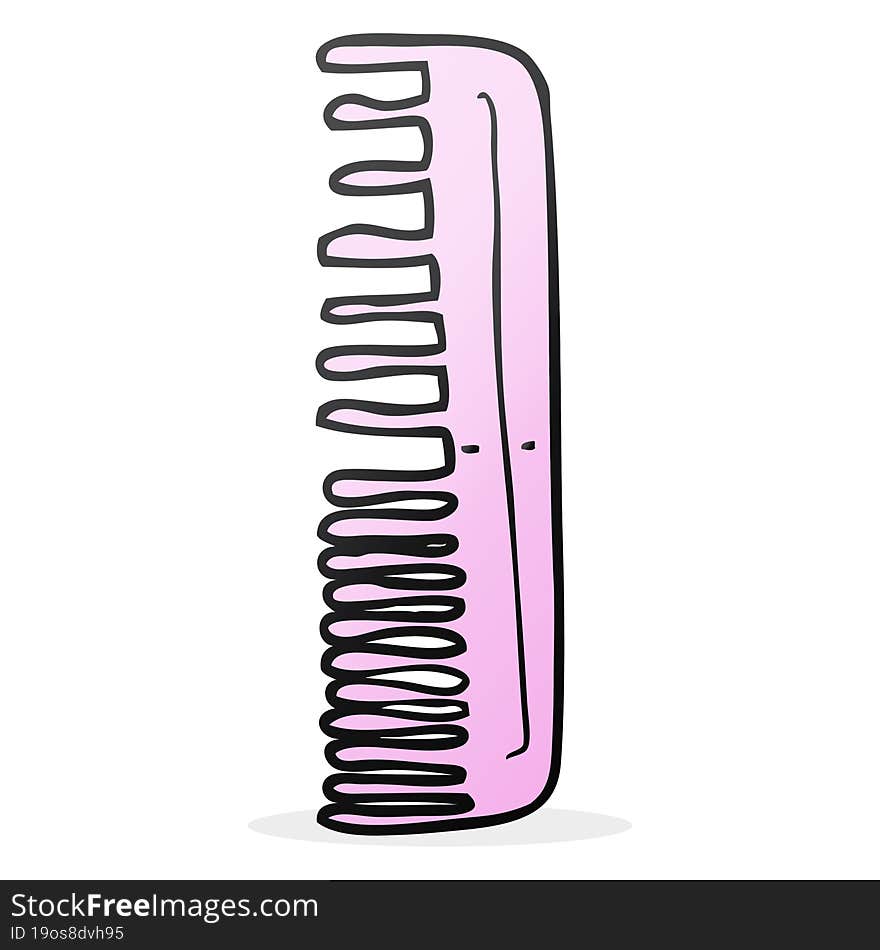 cartoon comb