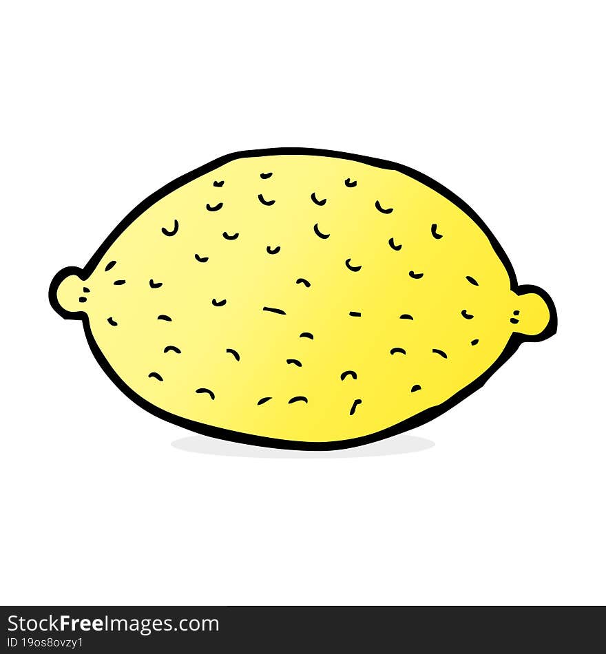 cartoon lemon