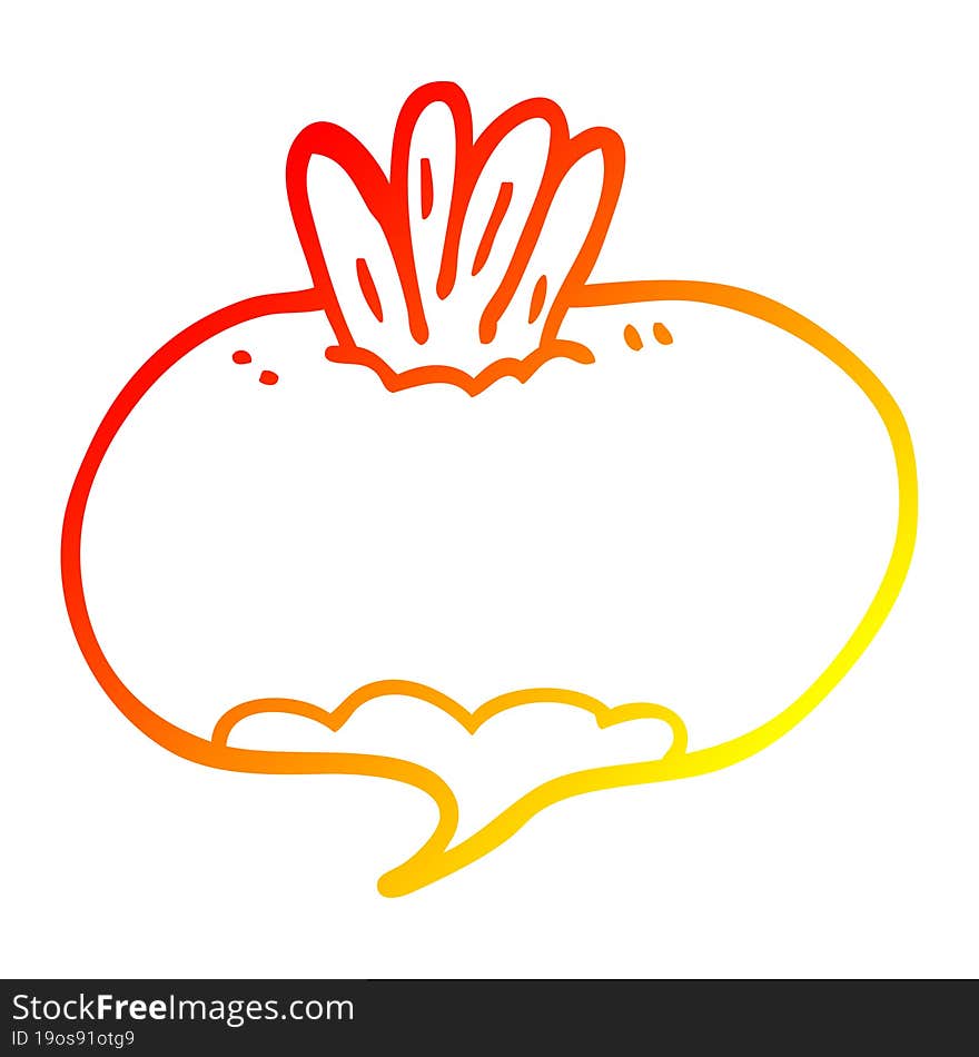 warm gradient line drawing cartoon swede