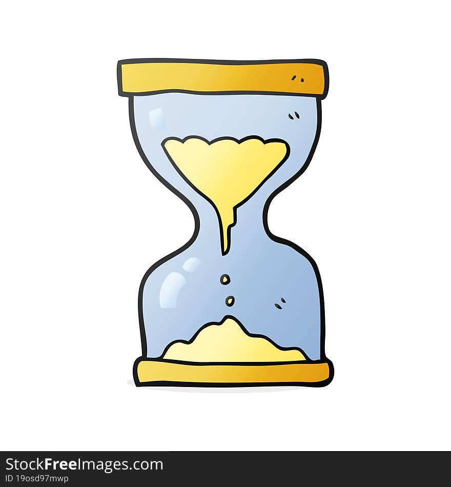 Cartoon Sand Timer Hourglass