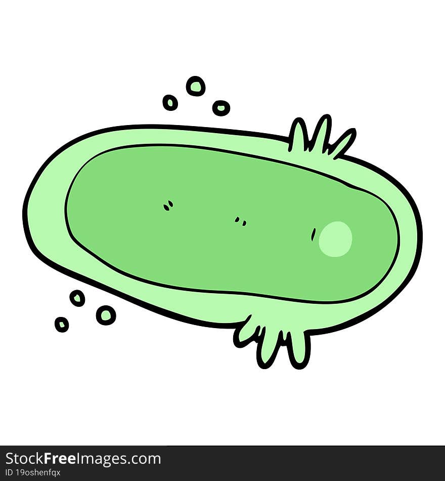 cartoon amoeba. cartoon amoeba