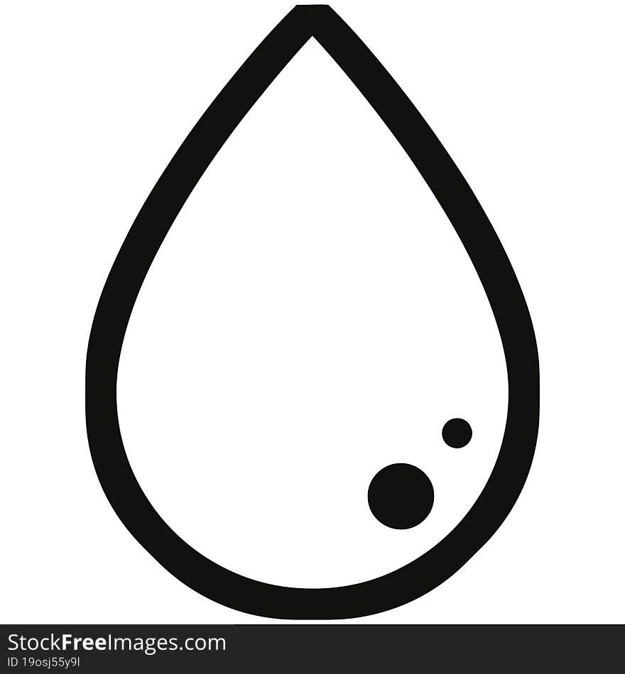 Blood Drop Graphic Icon