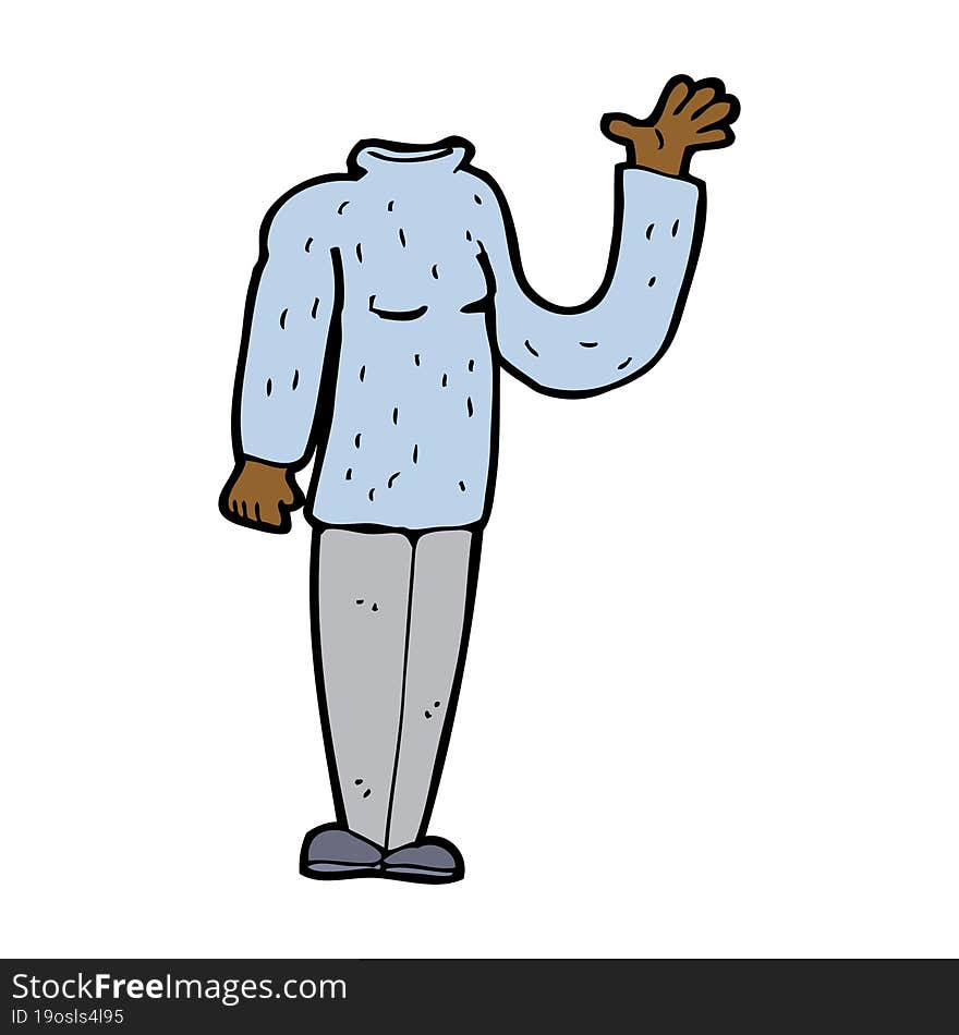 Cartoon Headless Body (mix And Match Cartoons Or Add Own Photo