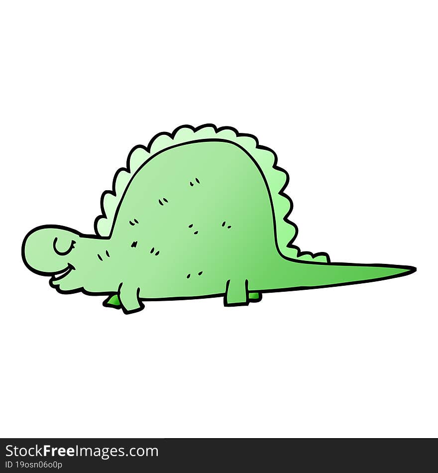 Cartoon Doodle Prehistoric Dinosaur