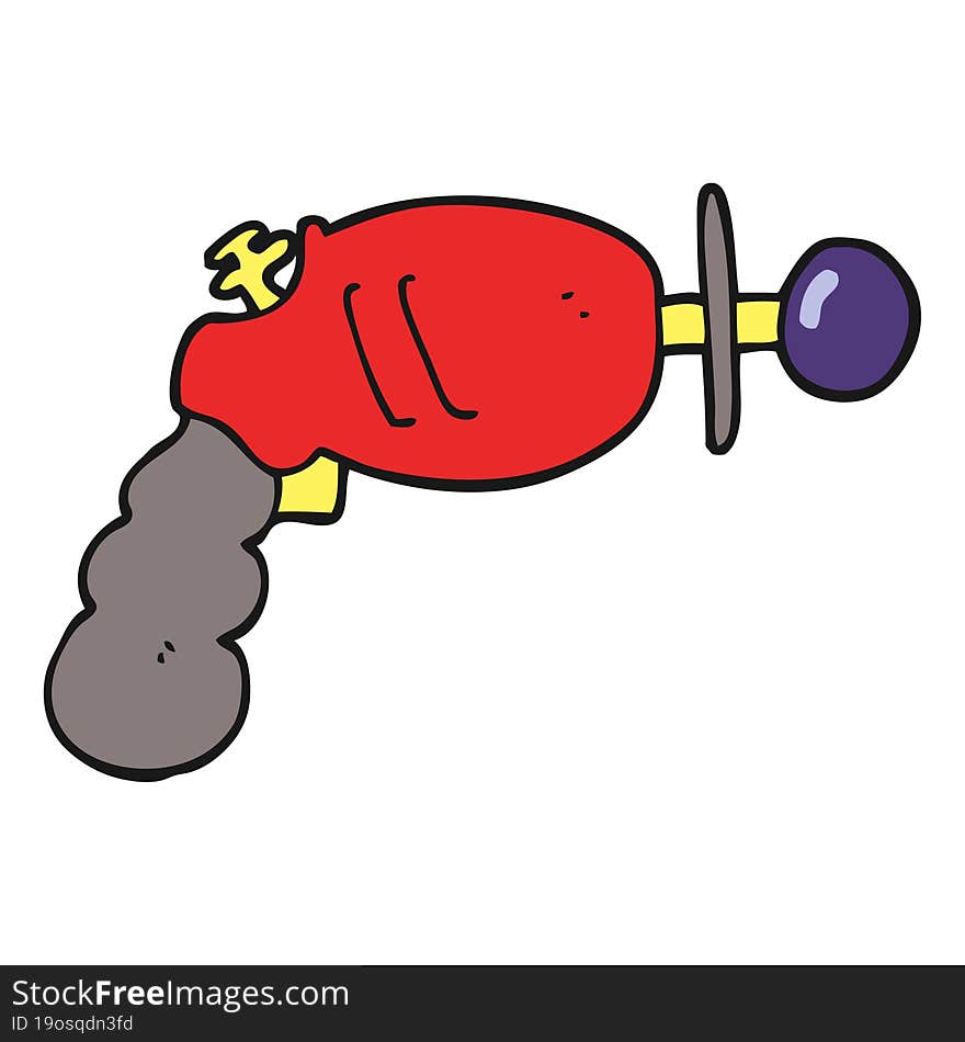 cartoon ray gun