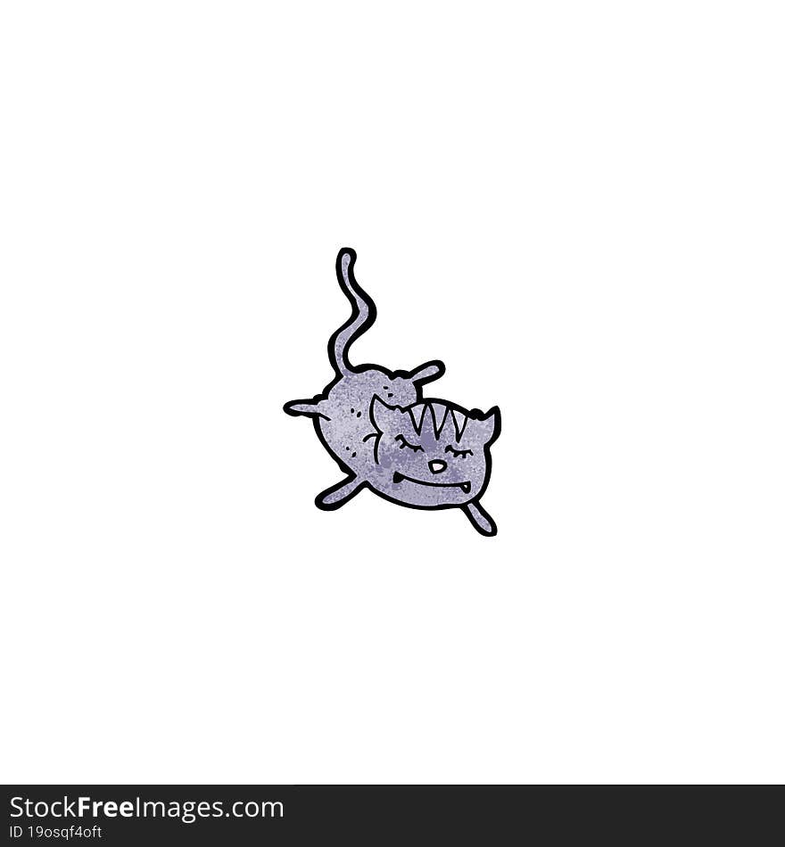 funny cartoon cat