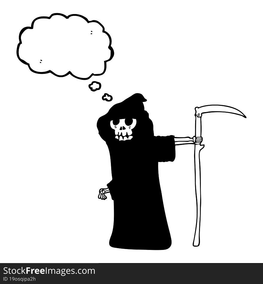 Thought Bubble Cartoon Death